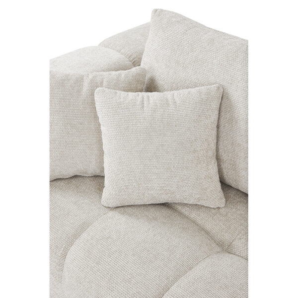 TOMOS ΚΑΝΑΠΕΣ ΓΩΝΙΑ ΑΡΙΣΤΕΡΗ BEIGE LEGASY 15 298x200x85cm