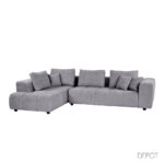 TOMOS ΚΑΝΑΠΕΣ ΓΩΝΙΑ ΑΡΙΣΤΕΡΗ ΓΚΡΙ LEGASY 18 298x200x85cm