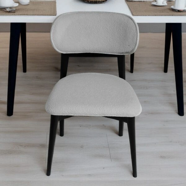 Artekko CHAIR BOMONTİ BLACK LEGS FABRİC COCO 01