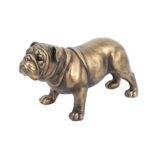 Artekko Animal Μπρονζέ Επιτραπέζιος Διακοσμητικός Σκύλος από Ρητίνη (26x12.7x14.8)cm