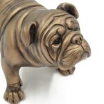 Artekko Animal Μπρονζέ Επιτραπέζιος Διακοσμητικός Σκύλος από Ρητίνη (26x12.7x14.8)cm