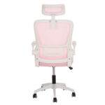 ΚΑΡΕΚΛΑ ΓΡΑΦΕΙΟΥ BLAZER HM1205.04 ΡΟΖ MESH-ΛΕΥΚΟΣ ΣΚΕΛΕΤΟΣ NYLON 60,5x47x85,5Υεκ.