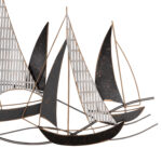 ΜΕΤΑΛΛΙΚΟ ΔΙΑΚΟΣΜΗΤΙΚΟ ΤΟΙΧΟΥ HM7160 ΑΝΘΡΑΚΙ ΛΕΥΚΟ ΧΡΥΣΟ 92x3x56Y εκ.