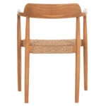 ΠΟΛΥΘΡΟΝΑ ΤΡΑΠΕΖΑΡΙΑΣ ROBBY HM18350 ΞΥΛΟ TEAK & ΣΧΟΙΝΙ VIRO ΦΥΣΙΚΟ 55x50x71Υεκ.