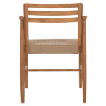 ΠΟΛΥΘΡΟΝΑ ΤΡΑΠΕΖΑΡΙΑΣ ROBIN HM18351 ΞΥΛΟ TEAK & ΣΧΟΙΝΙ VIRO ΦΥΣΙΚΟ 53,5x60x78Υεκ