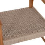 ΠΟΛΥΘΡΟΝΑ ΤΡΑΠΕΖΑΡΙΑΣ ROBIN HM18351 ΞΥΛΟ TEAK & ΣΧΟΙΝΙ VIRO ΦΥΣΙΚΟ 53,5x60x78Υεκ