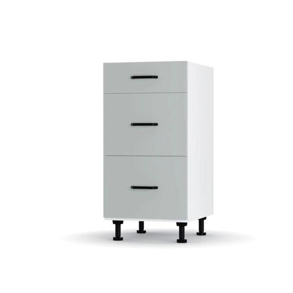 Modest Κάτω Ντουλάπι Συρταριέρα Γκρι  40x48x82 εκ