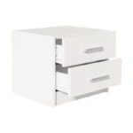 Σετ Κρεβατοκάμαρας Olympus White με Κρεβάτι 140x200εκ Σετ 3τεμ
