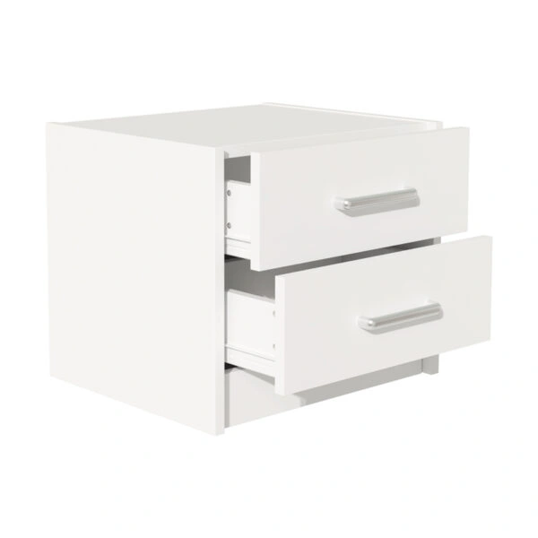 Σετ Κρεβατοκάμαρας Olympus White με Κρεβάτι 140x200εκ Σετ 3τεμ