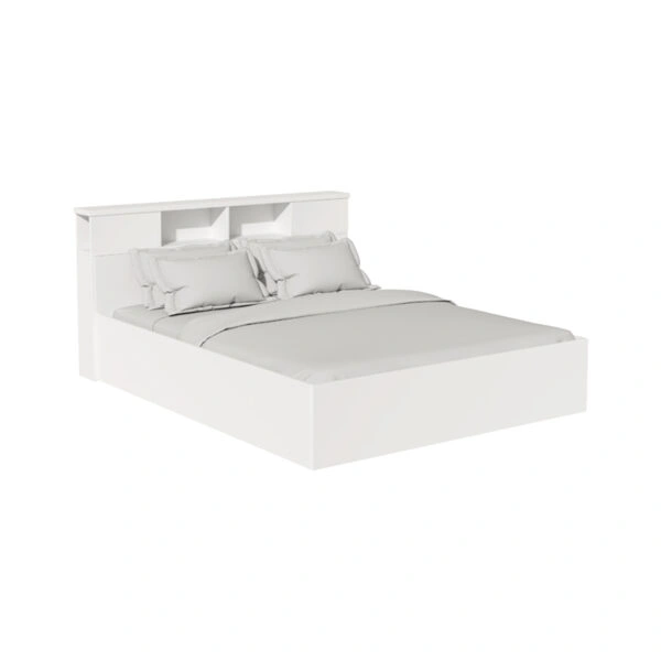 Σετ Κρεβατοκάμαρας Olympus White με Κρεβάτι 140x200εκ Σετ 2τεμ