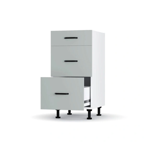 Modest Κάτω Ντουλάπι Συρταριέρα Γκρι  40x48x82 εκ