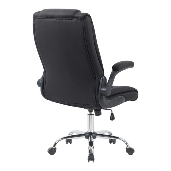 Καρέκλα γραφείου διευθυντη Kesla  PES μαύρo 65x65x113-121εκ