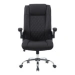 Καρέκλα γραφείου διευθυντη Kesla  PES μαύρo 65x65x113-121εκ