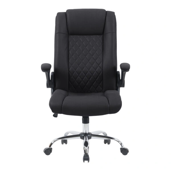 Καρέκλα γραφείου διευθυντη Kesla  PES μαύρo 65x65x113-121εκ