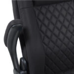 Καρέκλα γραφείου διευθυντη Kesla  PES μαύρo 65x65x113-121εκ