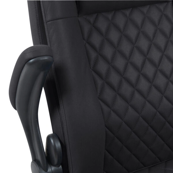 Καρέκλα γραφείου διευθυντη Kesla  PES μαύρo 65x65x113-121εκ