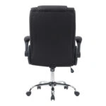 Καρέκλα γραφείου διευθυντη Kesla  PES μαύρo 65x65x113-121εκ