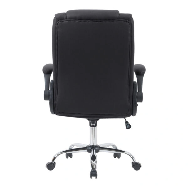 Καρέκλα γραφείου διευθυντη Kesla  PES μαύρo 65x65x113-121εκ