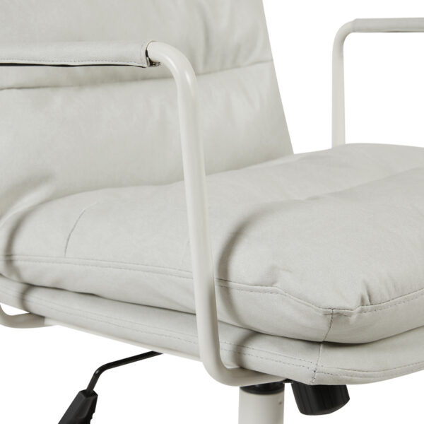 Καρέκλα γραφείου διευθυντη Kreno PES γκρι 56x67x89-97εκ