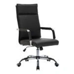 Καρέκλα γραφείου διευθυντη Mavel  PU μαύρo 55x62x100-110εκ