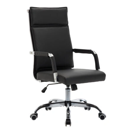 Καρέκλα γραφείου διευθυντη Mavel  PU μαύρo 55x62x100-110εκ