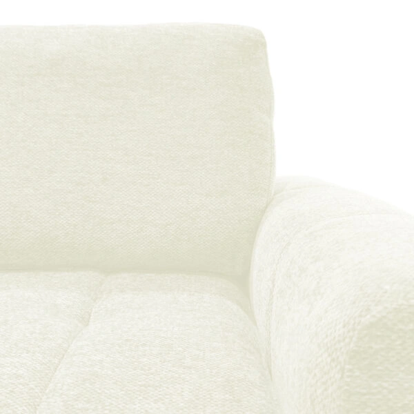 Γωνιακός αναστρέψιμος καναπές-κρεβάτι Vivad  ύφασμα σε μπεζ απόχρωση 275x164x91εκ