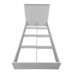 Κρεβάτι Athos σε λευκή απόχρωση 90x190εκ