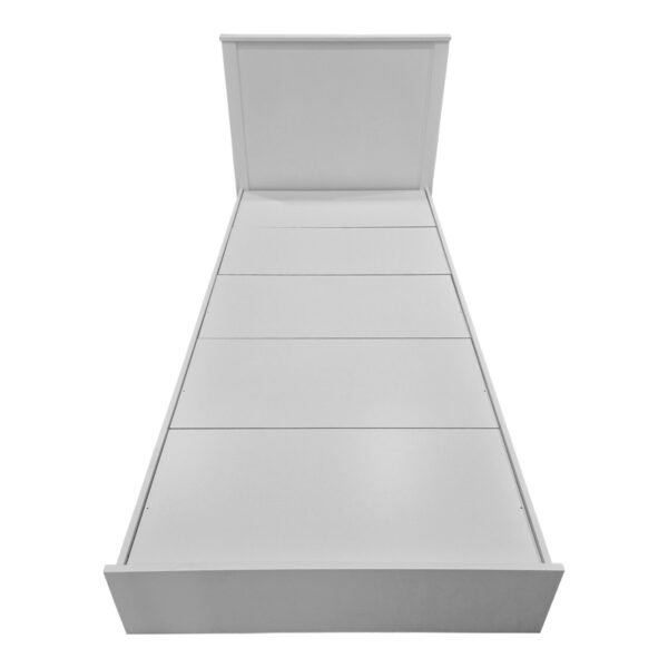 Κρεβάτι Athos σε λευκή απόχρωση 90x190εκ