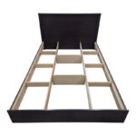 Κρεβάτι Athos σε wenge απόχρωση 140x200εκ