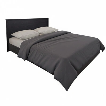 Κρεβάτι Athos pakoworld σε wenge απόχρωση 160x200εκ