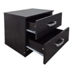 Κομοδίνο Athos  σε wenge απόχρωση 48x40x41.5εκ
