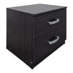 Κομοδίνο Athos  σε wenge απόχρωση 48x40x41.5εκ