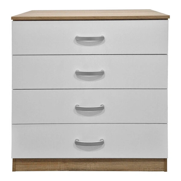 Συρταριέρα Athos  σε sonoma-λευκή απόχρωση 80x40x79εκ