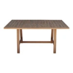 Τραπέζι Malibu  μασίφ ξύλο ακακίας σε φυσική απόχρωση 180x90x75εκ