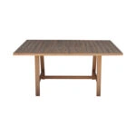 Τραπέζι Malibu  μασίφ ξύλο ακακίας σε φυσική απόχρωση 160x90x75εκ