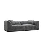 RULER ΚΑΝΑΠΕΣ 3ΘΕΣΙΟΣ ΓΚΡΙ 243x102x68cm