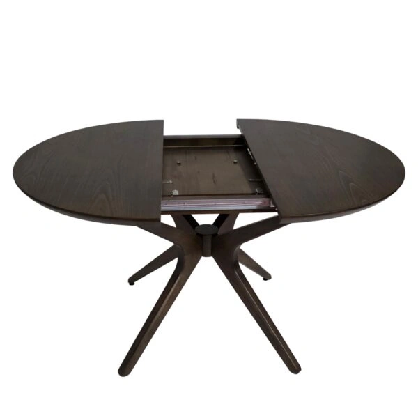 Artekko Mutfak Καφέ MDF Επεκτεινόμενη Τραπεζαρία (110+40x110x78)cm