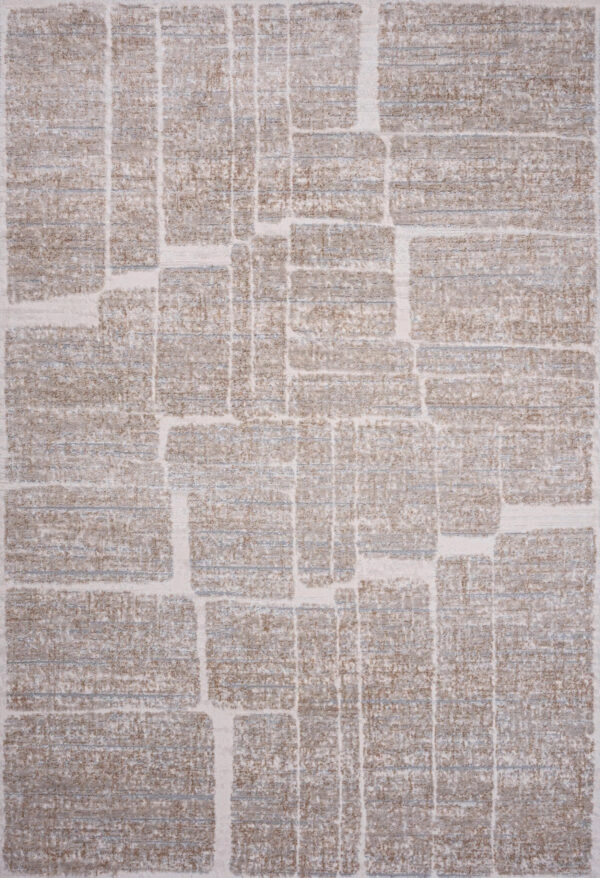 ΧΑΛΙ ALTO GEOMETRIC 434 L.BEIGE PLK35 - ΣΕΤ ΚΡΕΒΑΤΟΚΑΜΑΡΑΣ