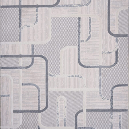 ΧΑΛΙ OSLO 5385/SF 456 IVORY-LIGHT GREY - 160cm x 230cm