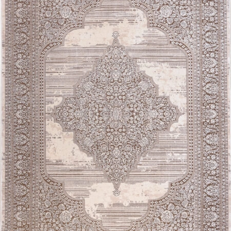 ΧΑΛΙ VELVET VINTAGE 9298/Vison - 160εκ - Στρόγγυλο