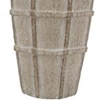 Artekko Cement Μπεζ Τσιμεντένιο Βάζο (13x13x23.5)cm