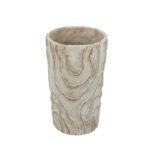 Artekko Cement Μπεζ Τσιμεντένιο Βάζο (18.5x18.5x29.5)cm
