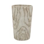 Artekko Cement Μπεζ Τσιμεντένιο Βάζο (18.5x18.5x29.5)cm