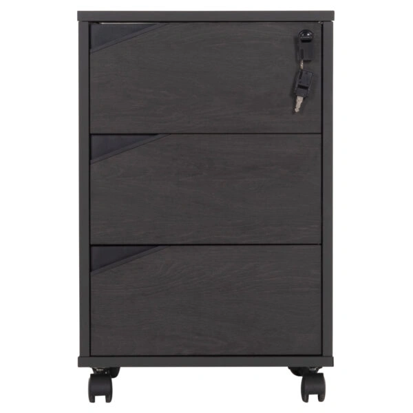 ΕΠΑΓΓΕΛΜΑΤΙΚΗ ΣΥΡΤΑΡΙΕΡΑ ΓΡΑΦΕΙΟΥ ΜΕ ΡΟΔΑΚΙΑ ROSEWOOD HM2108 40X40X66Y εκ.