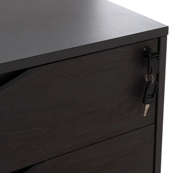 ΕΠΑΓΓΕΛΜΑΤΙΚΗ ΣΥΡΤΑΡΙΕΡΑ ΓΡΑΦΕΙΟΥ ΜΕ ΡΟΔΑΚΙΑ ROSEWOOD HM2108 40X40X66Y εκ.