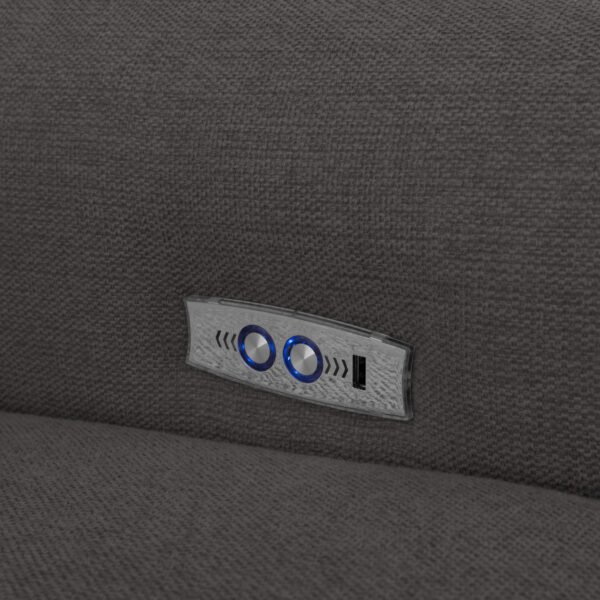 ΓΩΝΙΑΚΟΣ ΚΑΝΑΠΕΣ ΜΕ RECLINE ORACLE HM3290.01 ΓΚΡΙ ΥΦΑΣΜΑ 293x293x98Υεκ.