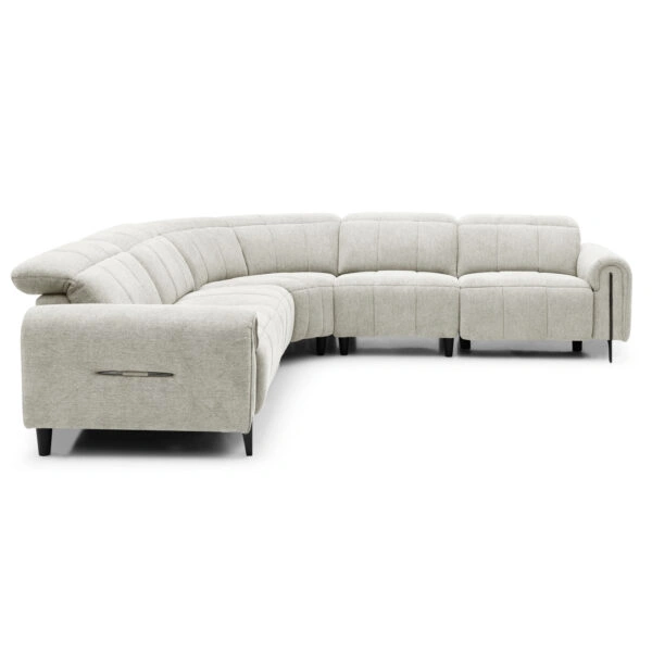 ΓΩΝΙΑΚΟΣ ΚΑΝΑΠΕΣ ΜΕ RECLINE ORACLE HM3290.02 ΜΠΕΖ ΥΦΑΣΜΑ 293x293x98Υεκ.