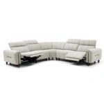 ΓΩΝΙΑΚΟΣ ΚΑΝΑΠΕΣ ΜΕ RECLINE ORACLE HM3290.02 ΜΠΕΖ ΥΦΑΣΜΑ 293x293x98Υεκ.