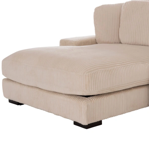 ΚΑΝΑΠΕΣ ΑΡΙΣΤΕΡΗ ΓΩΝΙΑ CRANFIELD HM3287.02L ΜΠΕΖ ΡΙΓΕ ΥΦΑΣΜΑ 313x169(γωνία)x80Υεκ.