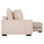 ΚΑΝΑΠΕΣ ΔΕΞΙΑ ΓΩΝΙΑ CRANFIELD HM3287.02R ΜΠΕΖ ΡΙΓΕ ΥΦΑΣΜΑ 313x169(γωνία)x80Υεκ.